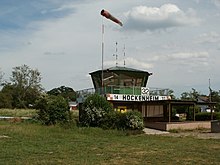 Turm des Flugplatzes