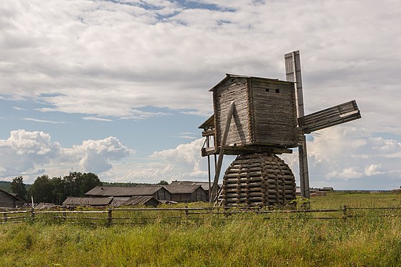 131. Ветряная мельница в Кимже, Мезенский район Автор — Denisvet