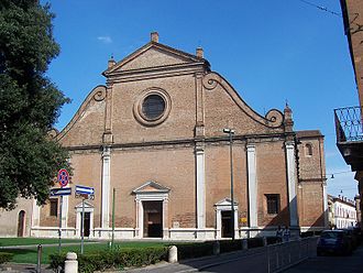 Facade of church 246FerraraSFrancesco.JPG