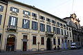 The late 17th century Palazzo Gallarati-Scotti next to the church of San Francesco.