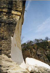 The Wartturm in April 2001 Abgebrochener wartturm2.png