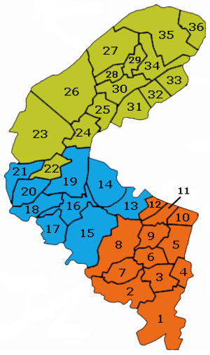 Alta Sequanae: Districtus et communia praefecturae, Flumina, Notae