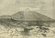 Ilustración del Teide en la obra África y sus habitantes (1899).