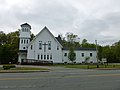 Agape Church, a non-denominational and evangelical church located at 1002 Broadway, Raynham, Massachuestts 02767-1743. East (front) side of building shown.