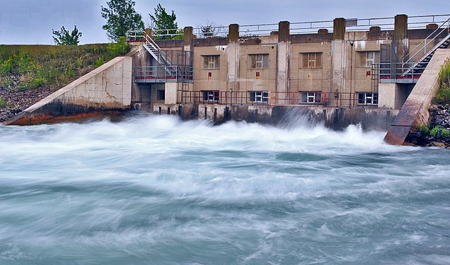 Water control structure near Allanburg, Ontario