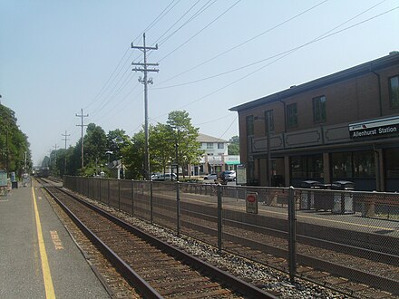 Allenhurst station, which is served by NJ Transit's North Jersey Coast Line