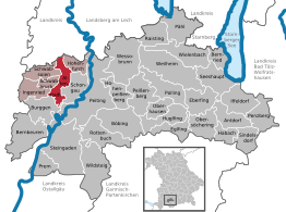 Kaart van Altenstadt