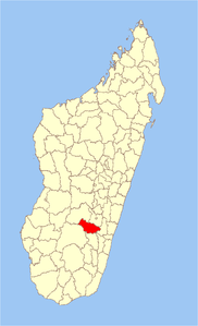 District d'Ambalavao - Localisation