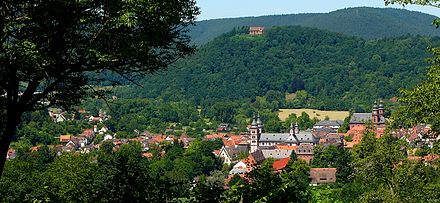 Panoramic view of Amorbach