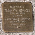 Ansbach Stolperstein Weissmann, Emma.jpg