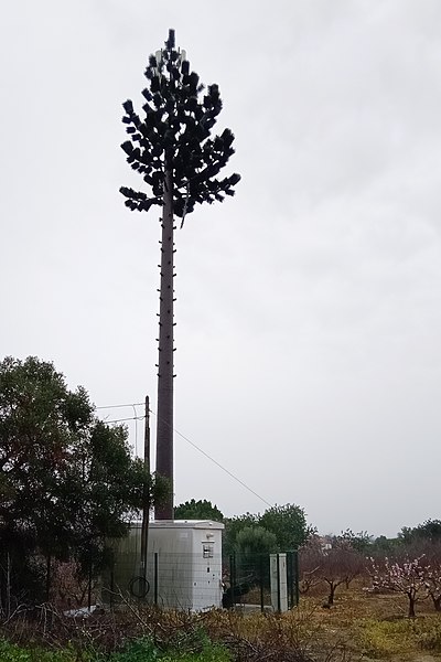 Antena de comunicacoes moveis dissimulada de pinheiro MEO.jpg