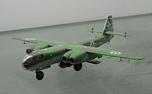 Model of an Arado Ar 234 V21 carrying an Arado E.381 at the Technikmuseum Speyer Arado-234 V21 pic1.JPG