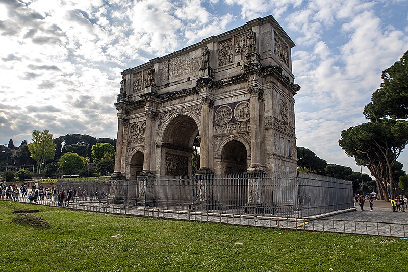 File:Arch of Constantine North Side 2019.jpg