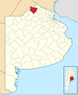 Pergamino Partido Department in Argentina