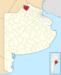 Localização de Pergamino na província de Buenos Aires
