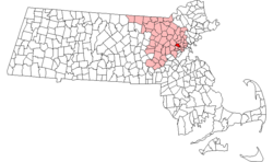 Lage in Massachusetts