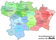 Arrondissements et cantons de l'Aude.svg