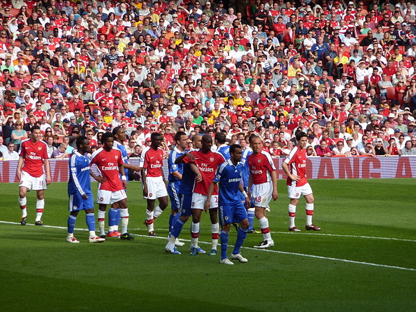 Arsenal playing Chelsea - two of London's most successful FA Cup teams.