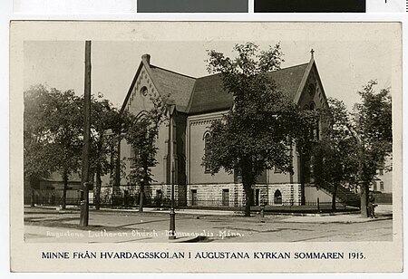 Augustana lutherann church in minneapolis 1915