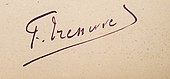 signature de François Tresserre