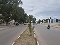 Entrée de la faculté depuis l'avenue Tahar-Haddad