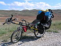 * Nomination First recumbent bike from the Czech specialty bicycle manufacturer AZUB (image from 2005). By User:Kareltriska --Augustgeyler 08:07, 30 July 2024 (UTC) * Promotion Good quality and good composition -- Spurzem 16:49, 30 July 2024 (UTC)