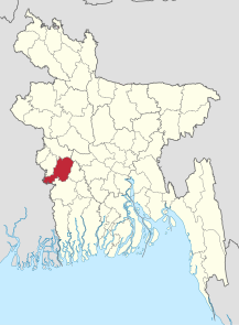 Jhenaidah - Localisation