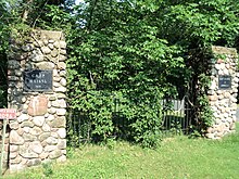 Original entrance to Camp Neibel in 2012 BSA Camp Neibel gates.JPG