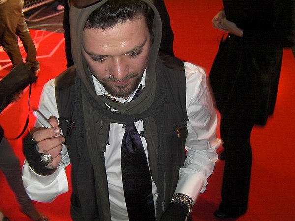 Margera at the Jackass 3D London premiere in 2010