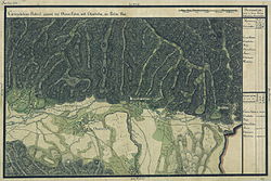 Bisztracseres egy régi térképen