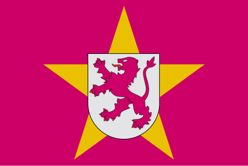 File:Bandera Leonés con estrella.svg