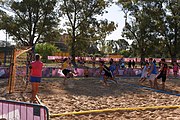 Deutsch: Beachhandball bei den Olympischen Jugendspielen 2018; Tag 3, 9. Oktober 2018; Jungs, Vorrunde, Gruppe B - Kroatien-Paraguay 2:0 English: Beach handball at the 2018 Summer Youth Olympics at 9 October 2018 – Boys Preliminary Round Group B‎ – Croatia-Paraguay 2:0