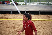 Deutsch: Beachhandball bei den Olympischen Jugendspielen 2018; Tag 6, 12. Oktober 2018; Mädchen, Platzierungsrundenspiel – Russland-Venezuela 2:0 English: Beach handball at the 2018 Summer Youth Olympics at 12 October 2018 – Girl's Consolation Round – Russland-Venezuela 2:0