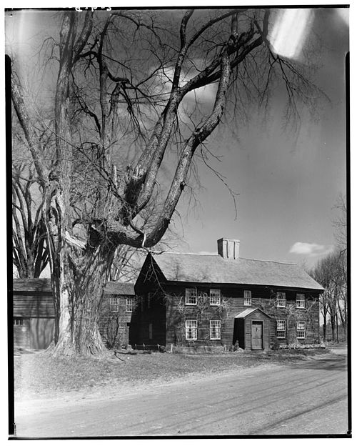 Benjamin Abbott farmhouse, Andover, 1934