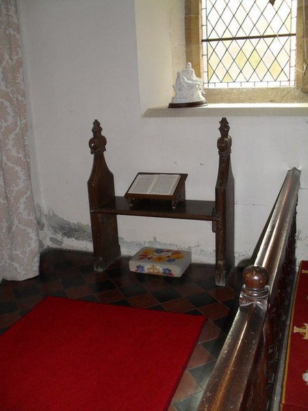 File:Bible in the chancel at St Mary's, Iping - geograph.org.uk - 1738621.jpg