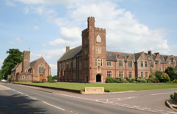 Blundell's School new buildings completed in 1882