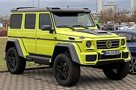 Brabus 550 Adventure 4X4² - right front view