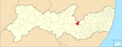 Location in Pernambuco  state