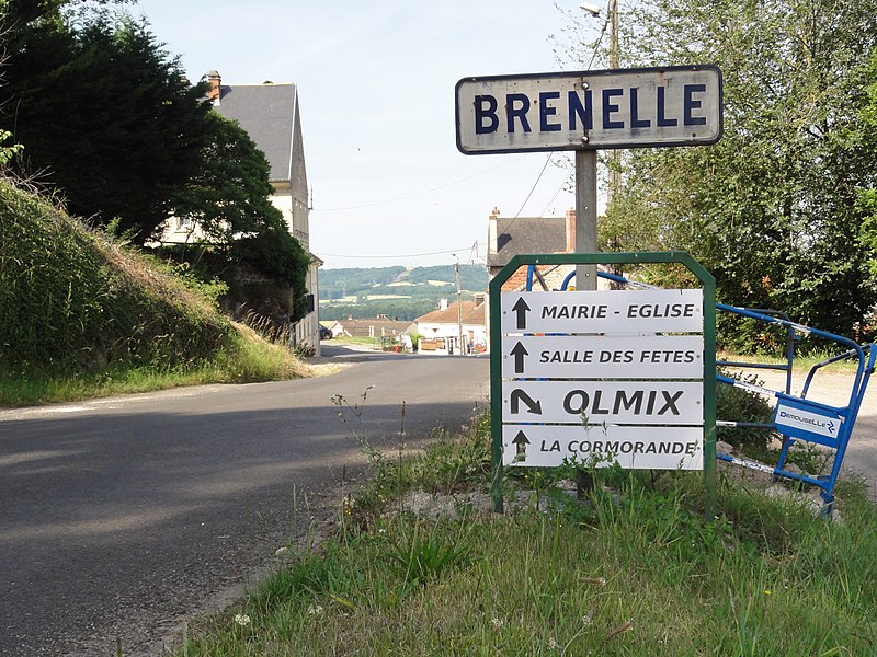 File:Brenelle (Aisne) city limit sign.JPG