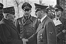 Ar marichal Pétain o stardañ dorn Hitler e Montoire