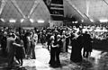 Au banquet d'inauguration du palais de la République, à Berlin (1976).