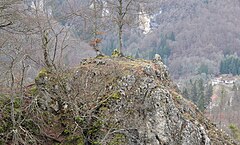 Bild 8: Turmähnliche nordöstliche Spornspitze der Kernburg