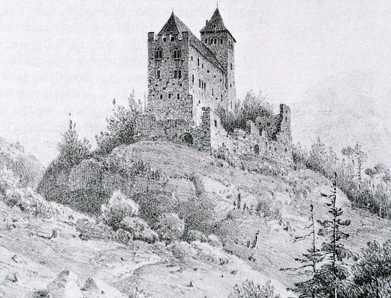 File:Burg Riom um 1800.jpg