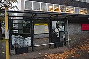 Bus stop near Eichmann's_office near Hotel Motel One Tiergarten