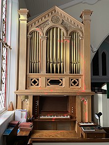 Jardine Tracker Organ, 1855. Christ Church, Bethlehem, CT. Taken in 2020 CCBeth Jardine Organ Front View.jpg