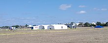 A drive-in COVID-19 vaccine site The Villages, Florida. COVID-19 Vaccine Site The Villages Florida.jpg