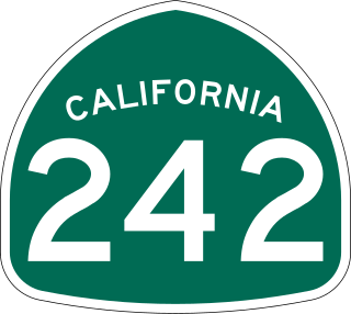 <span class="mw-page-title-main">California State Route 242</span> Highway in California