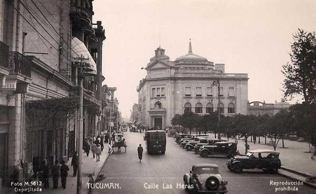 Downtown Tucumán in the 1920s