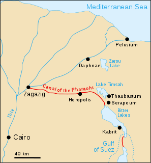 Canal of the Pharaohs Forerunner of the Suez Canal, Egypt