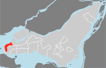 Carte localisation Île de Montréal - Senneville.svg